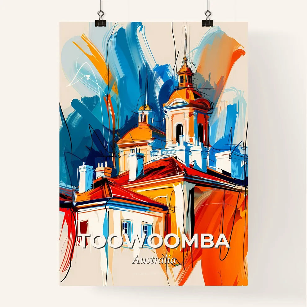 Vibrant Toowoomba, Australia Poster