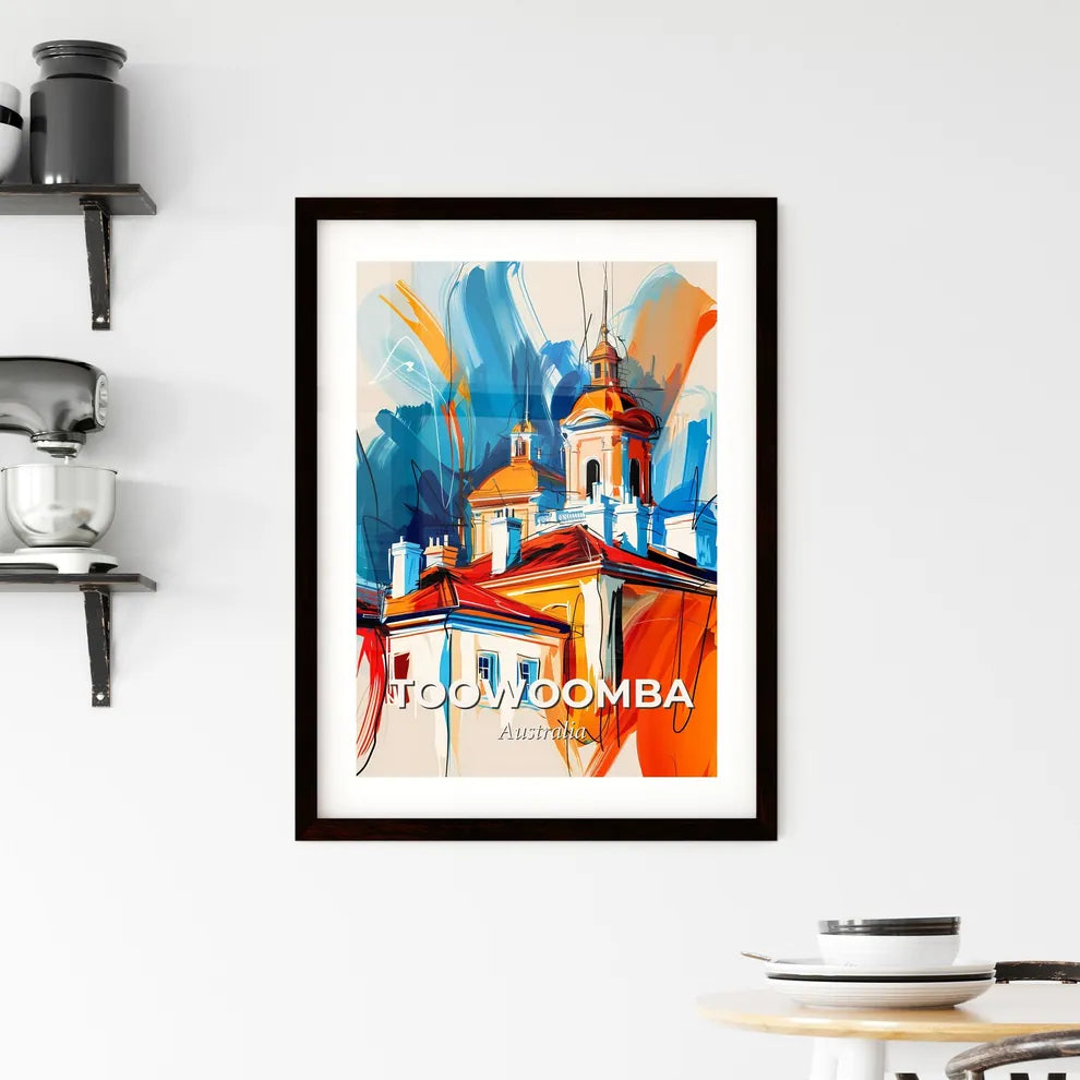 Vibrant Toowoomba, Australia Framed Print