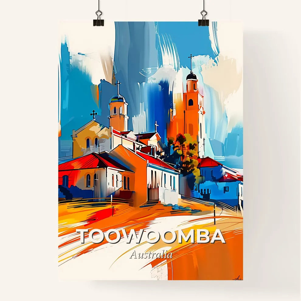 Vibrant Toowoomba, Australia Poster