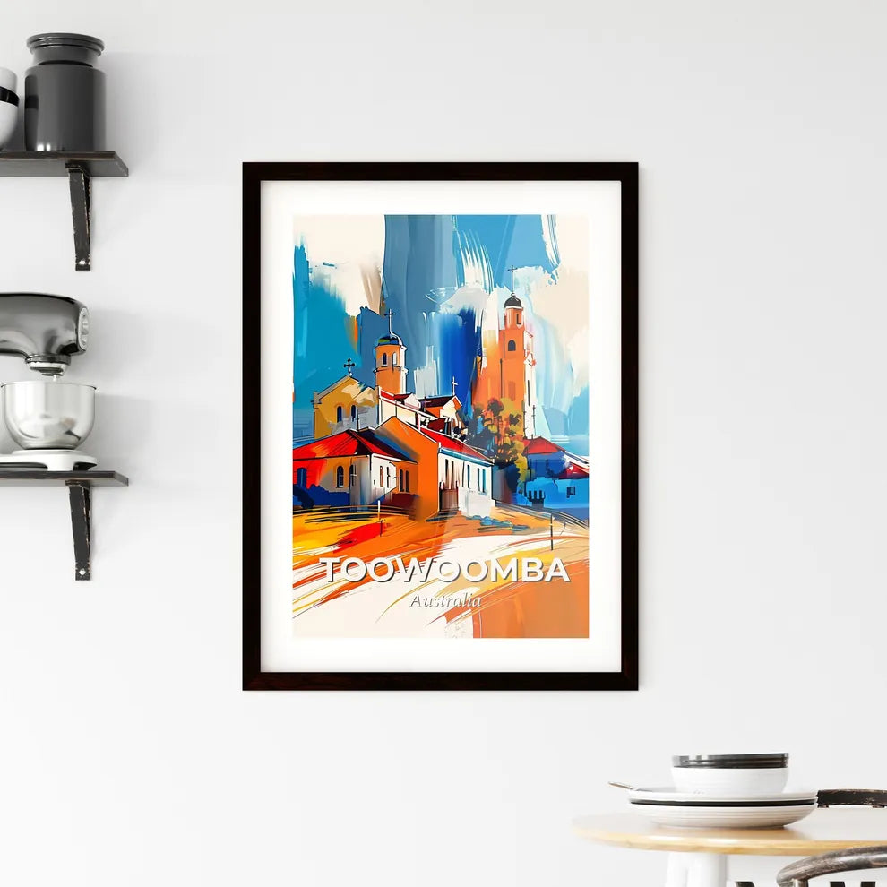 Vibrant Toowoomba, Australia Framed Print