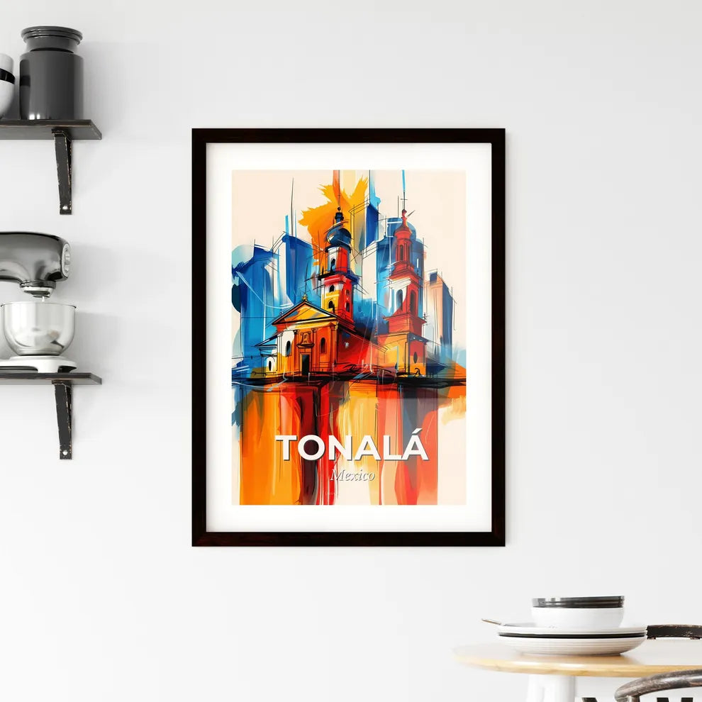Vibrant Tonalá, Mexico Framed Print