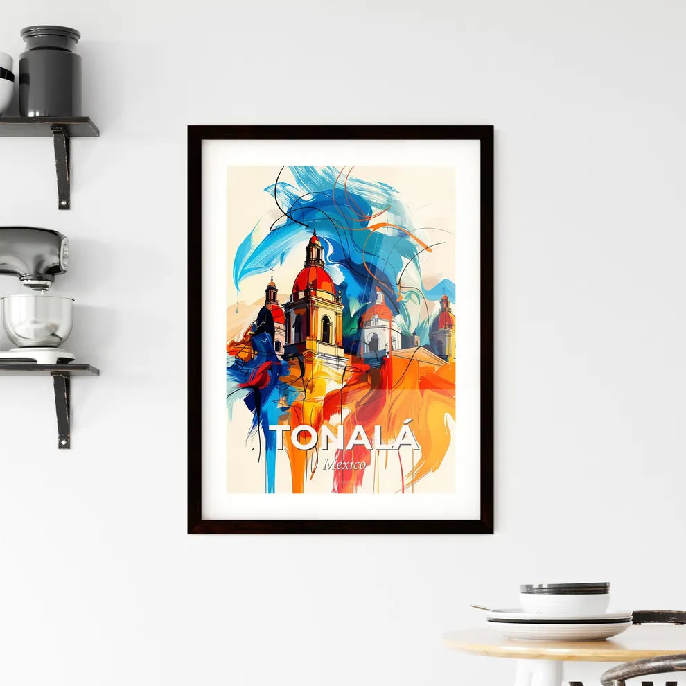 Vibrant Tonalá, Mexico Framed Print