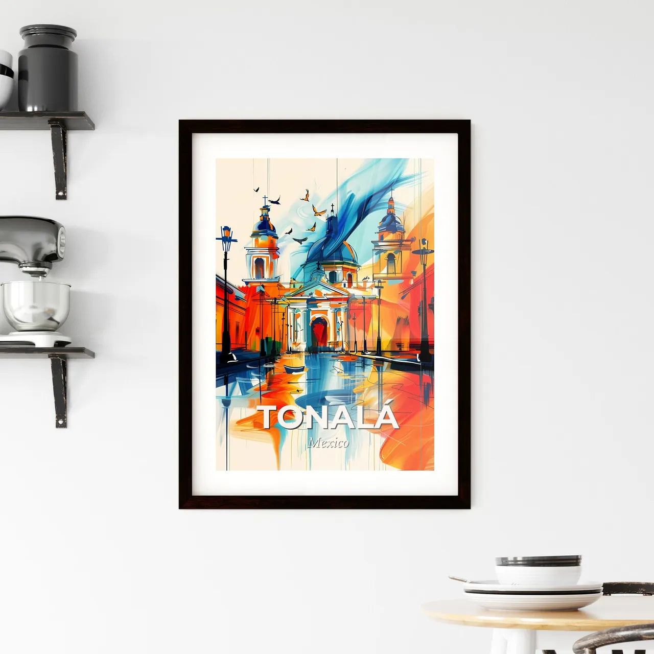 Vibrant Tonalá, Mexico Framed Print