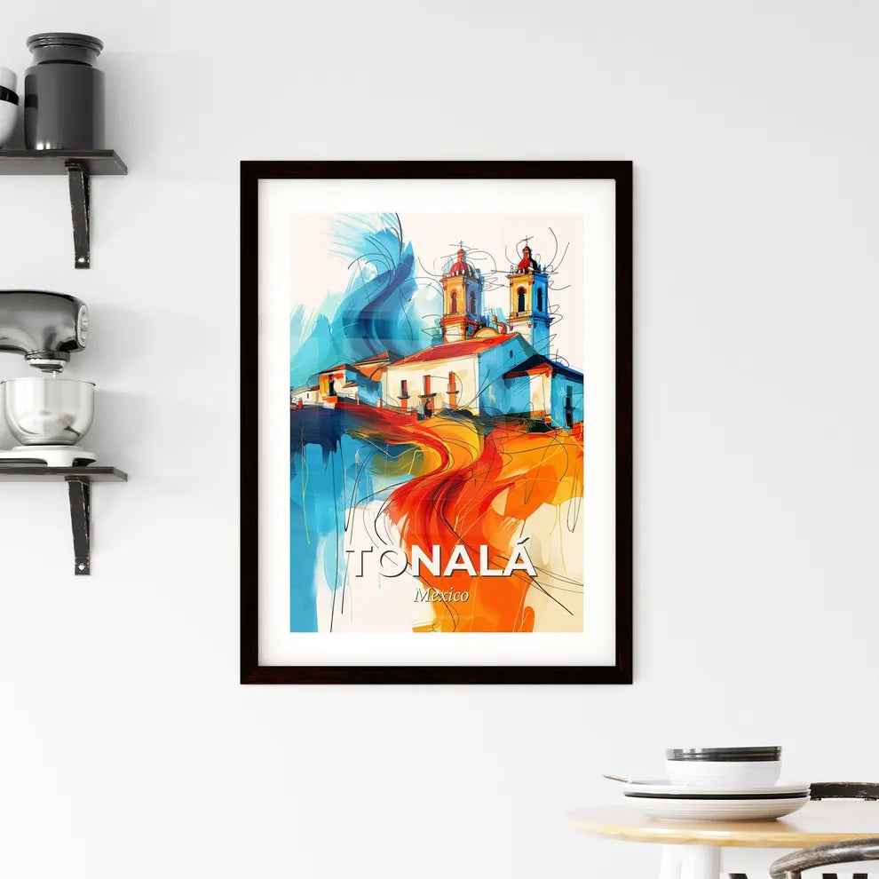 Vibrant Tonalá, Mexico Framed Print