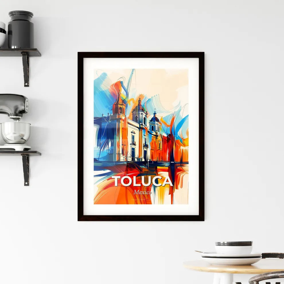 Vibrant Toluca, Mexico Framed Print