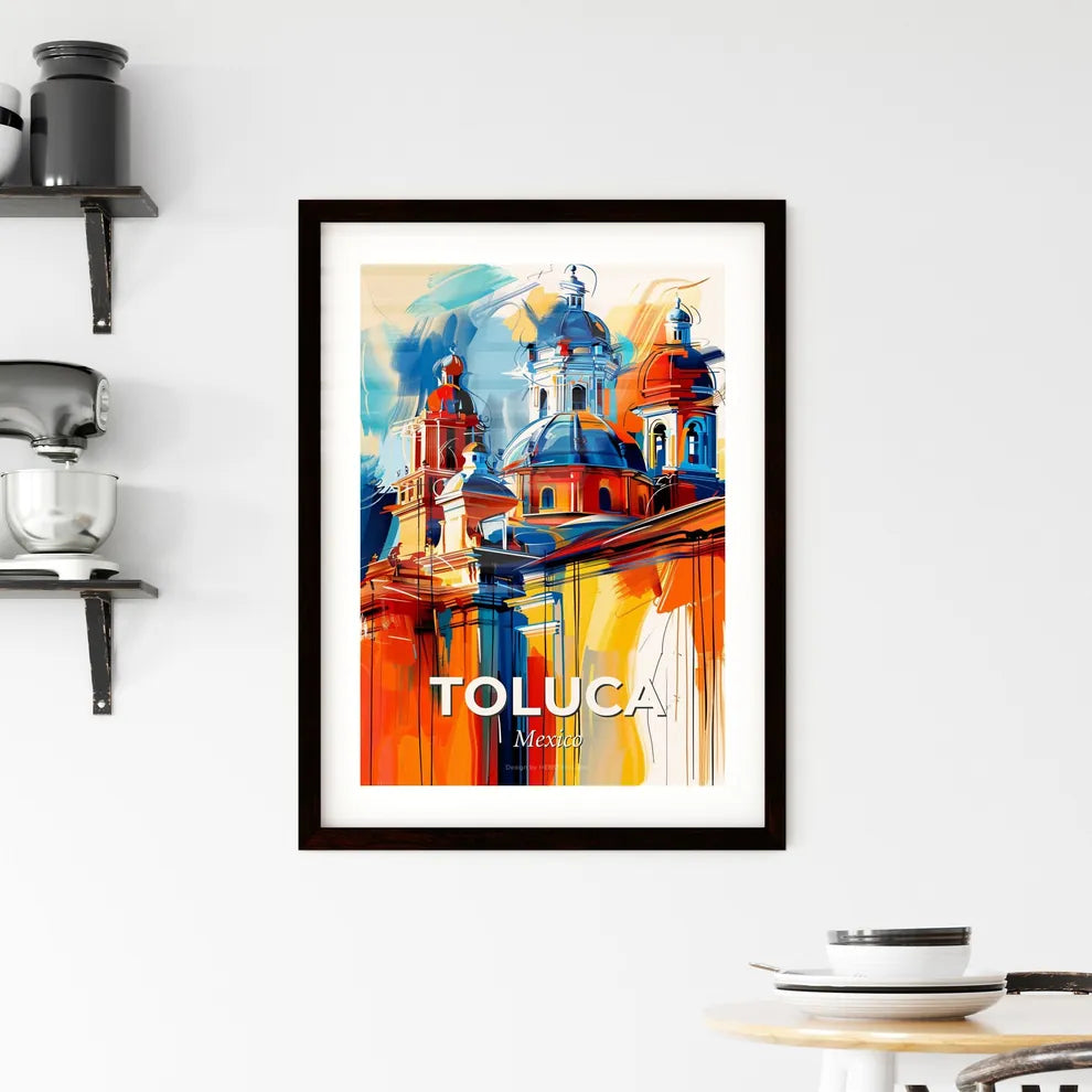Vibrant Toluca, Mexico Framed Print