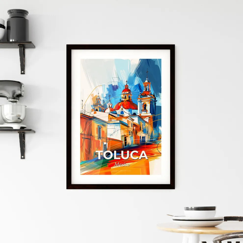 Vibrant Toluca, Mexico Framed Print