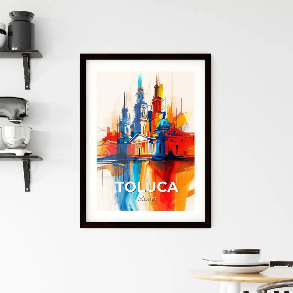 Vibrant Toluca, Mexico Framed Print