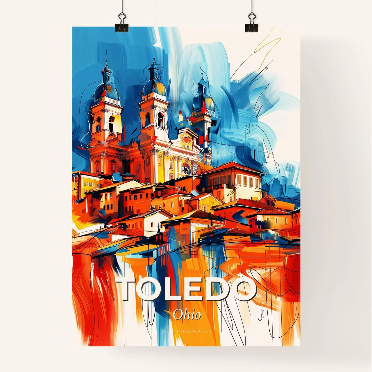 Vibrant Toledo, Ohio Poster