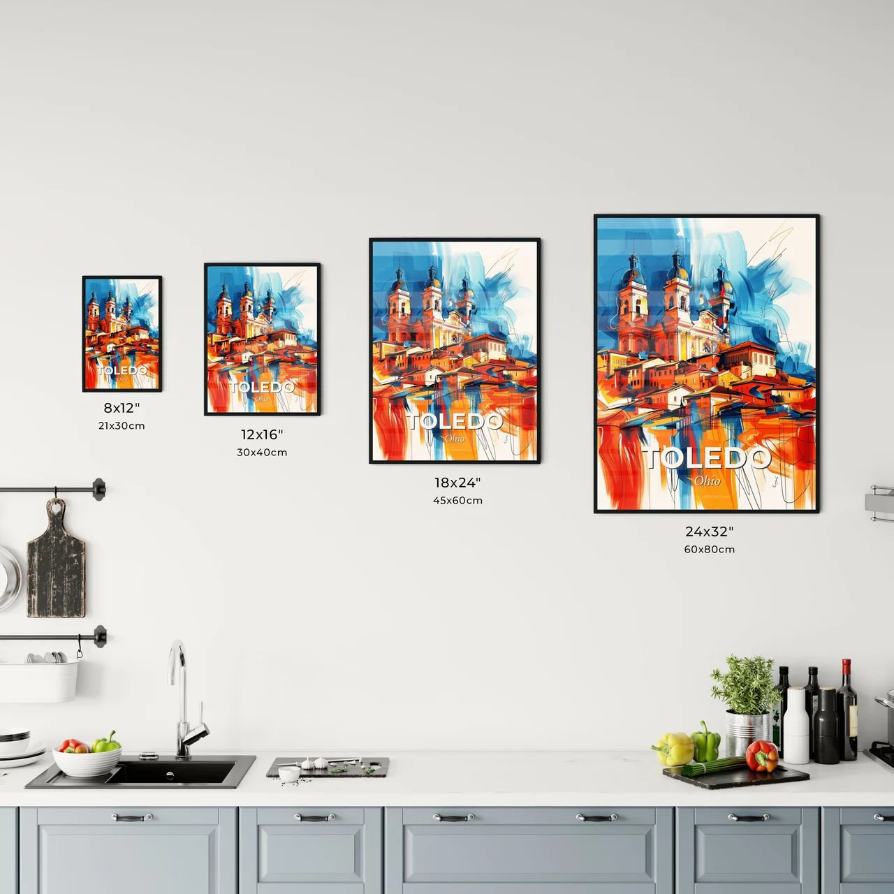 Vibrant Toledo, Ohio Kitchen Art