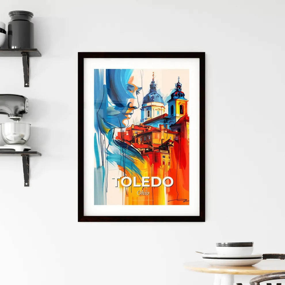 Vibrant Toledo, Ohio Framed Print