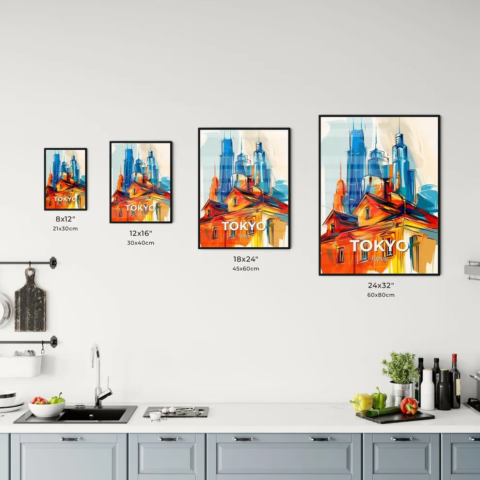 Vibrant Tokyo, Japan Kitchen Art