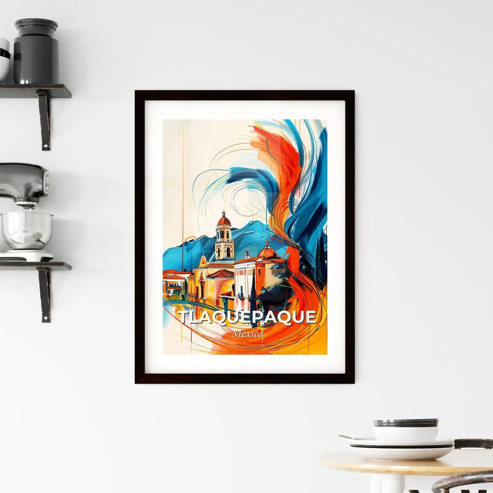 Vibrant Tlaquepaque, Mexico Framed Print