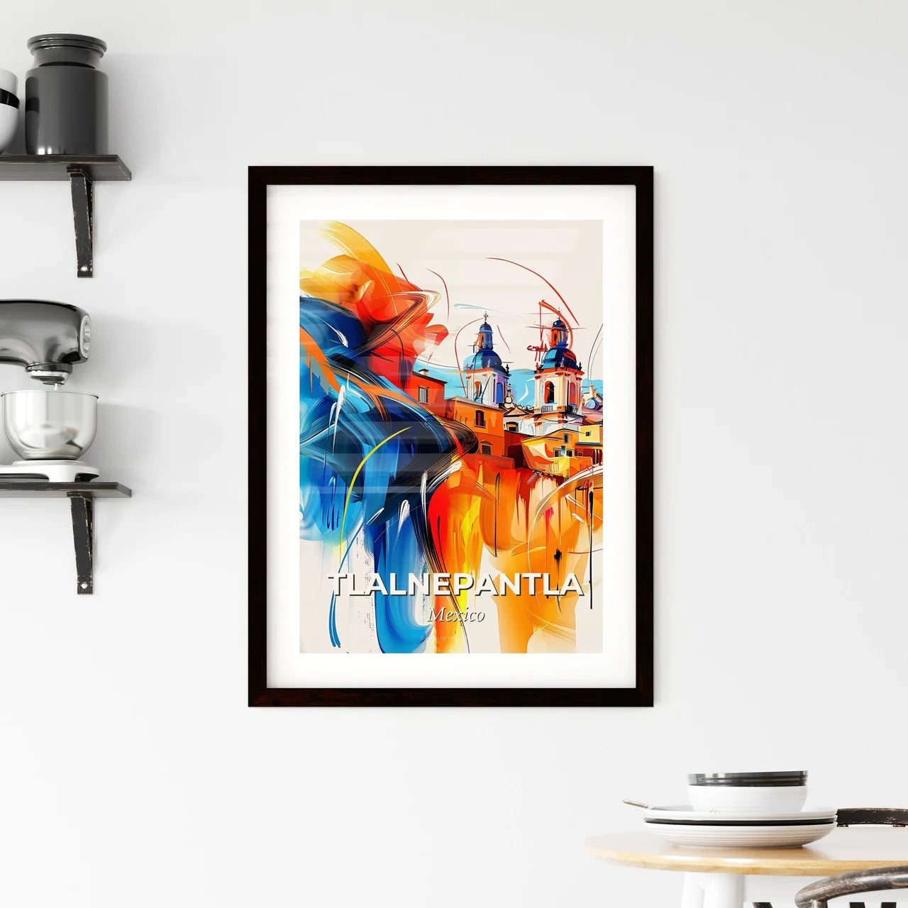 Vibrant Tlalnepantla, Mexico Framed Print