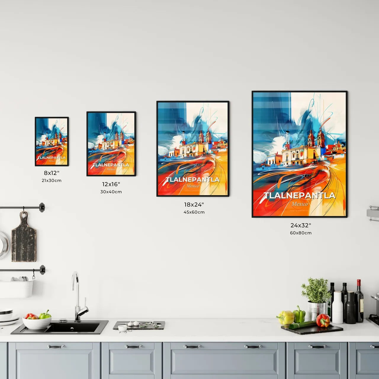 Vibrant Tlalnepantla, Mexico Kitchen Art