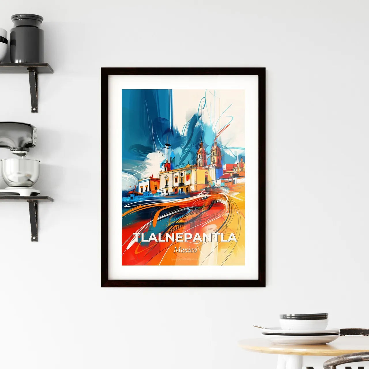 Vibrant Tlalnepantla, Mexico Framed Print