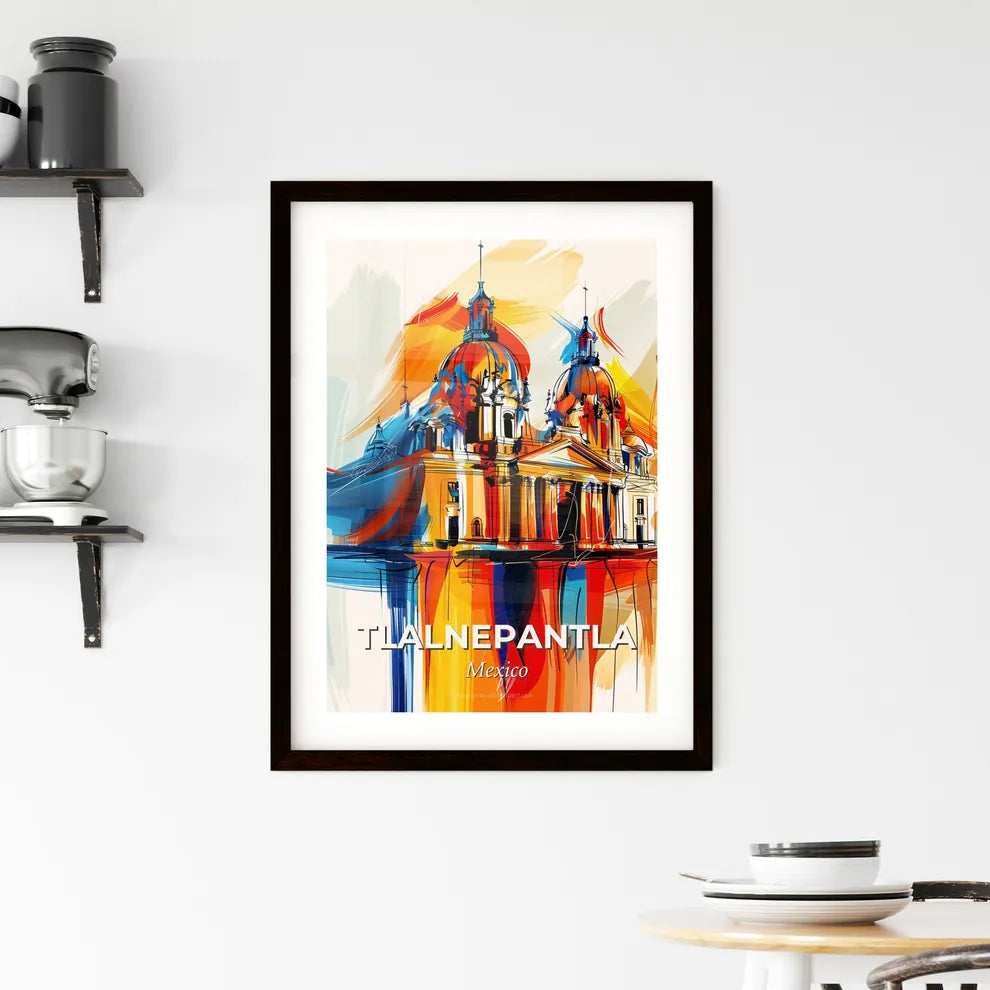 Vibrant Tlalnepantla, Mexico Framed Print