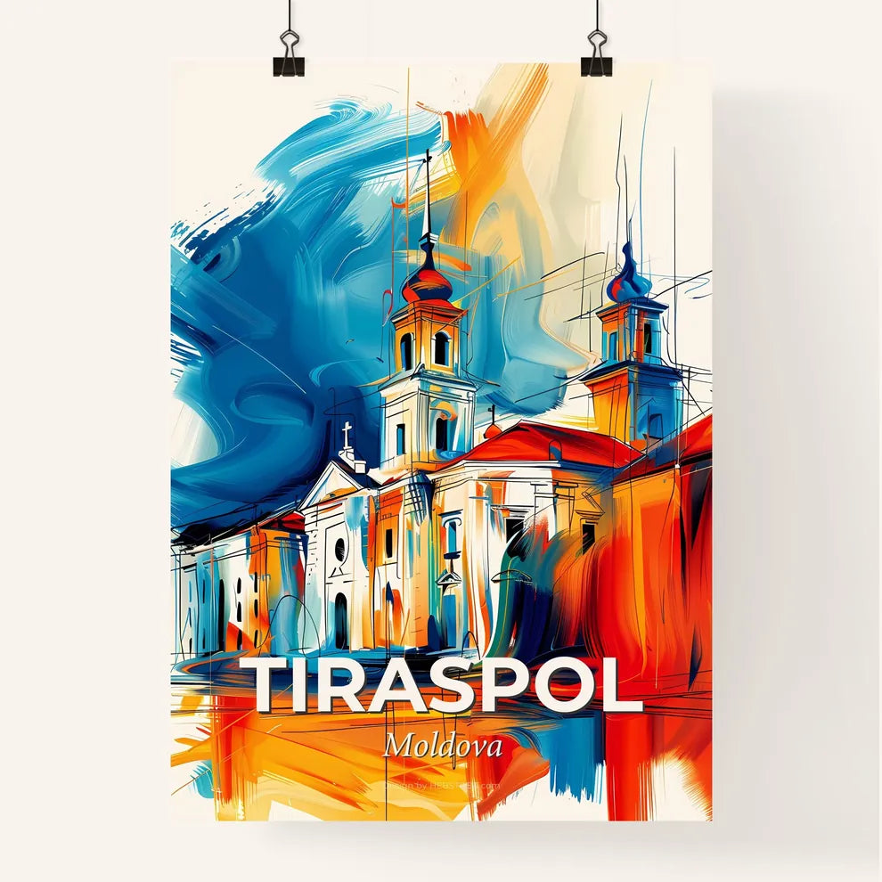 Vibrant Tiraspol, Moldova Poster
