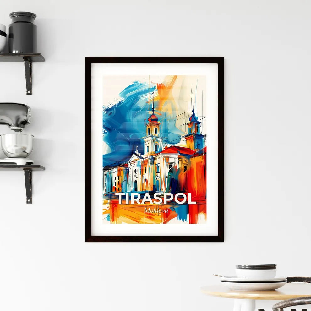 Vibrant Tiraspol, Moldova Framed Print