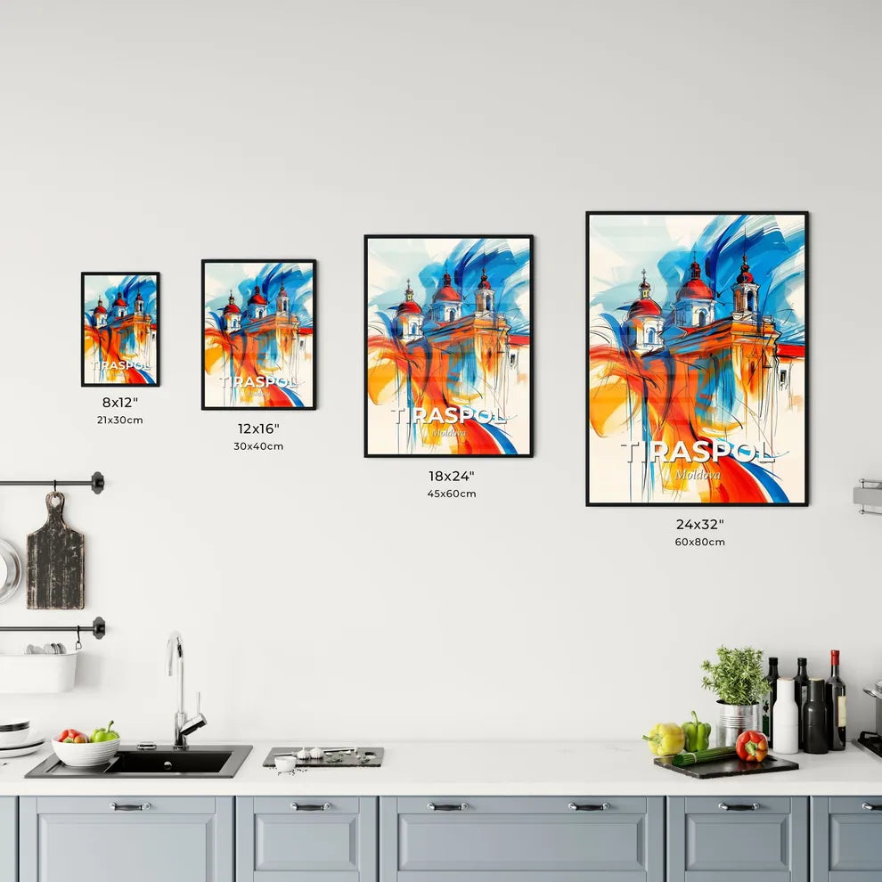 Vibrant Tiraspol, Moldova Kitchen Art