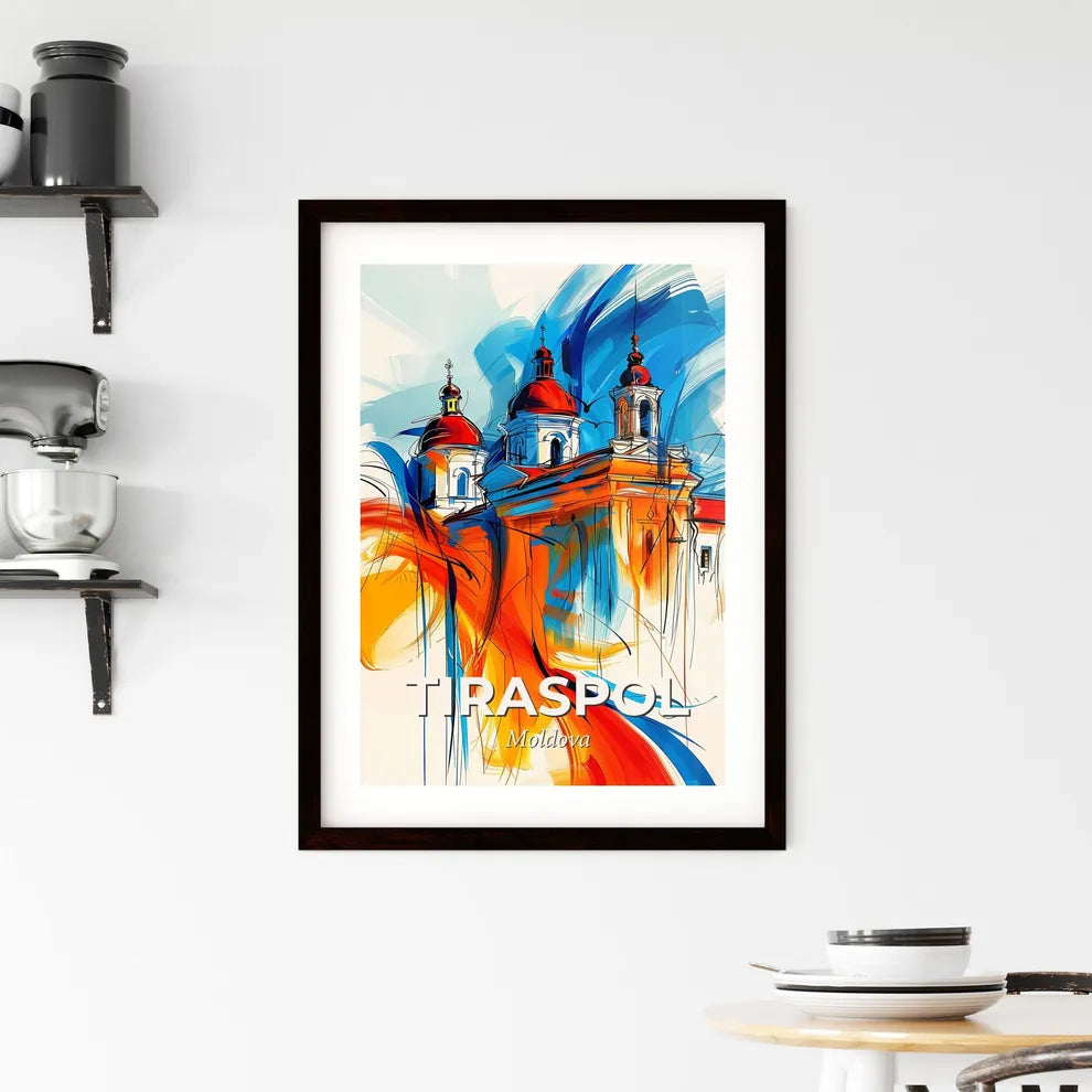 Vibrant Tiraspol, Moldova Framed Print