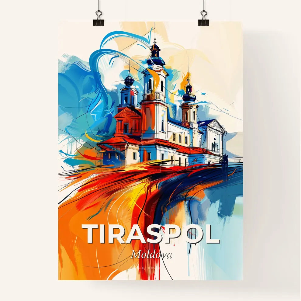 Vibrant Tiraspol, Moldova Poster