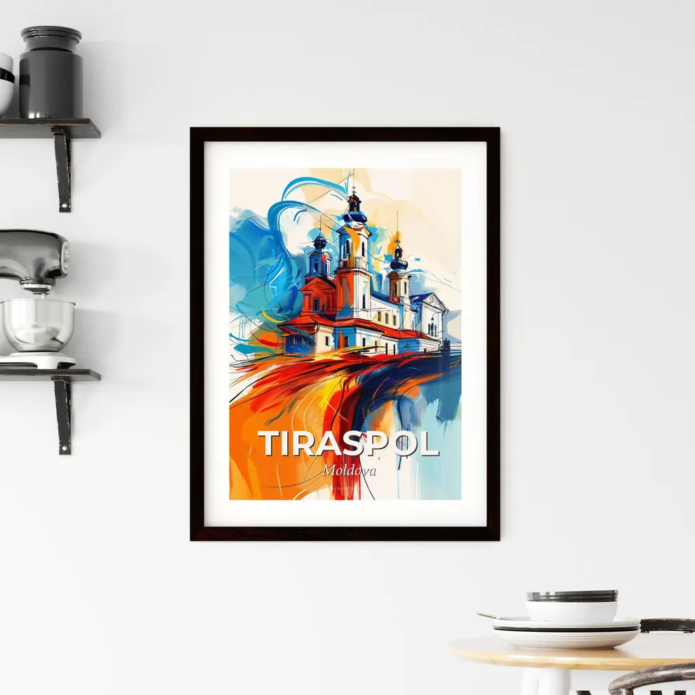 Vibrant Tiraspol, Moldova Framed Print