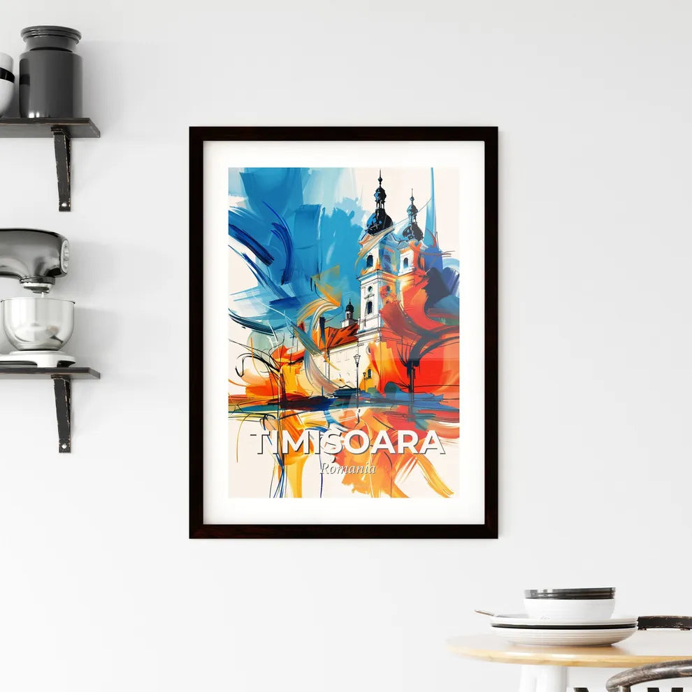 Vibrant Timișoara, Romania Framed Print