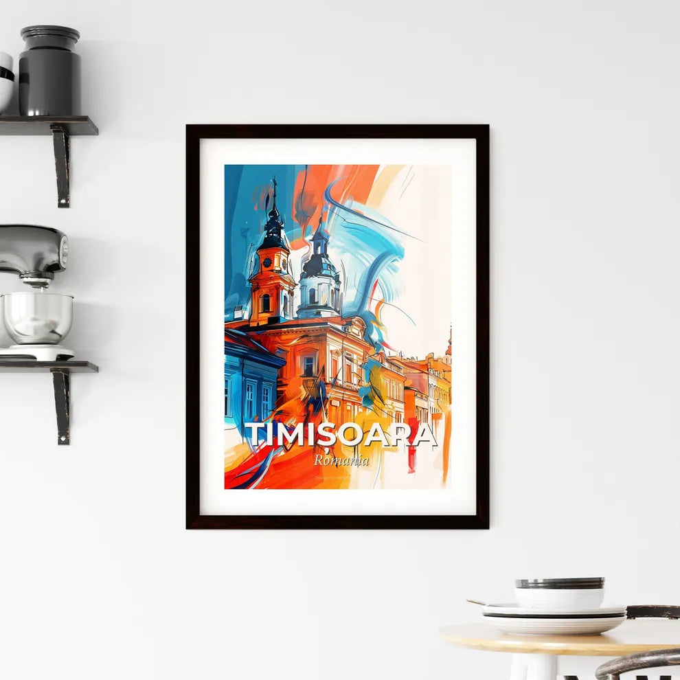 Vibrant Timișoara, Romania Framed Print