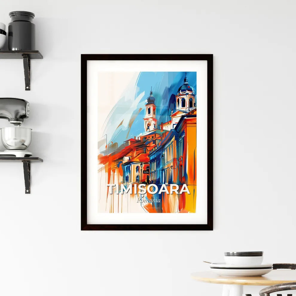 Vibrant Timișoara, Romania Framed Print