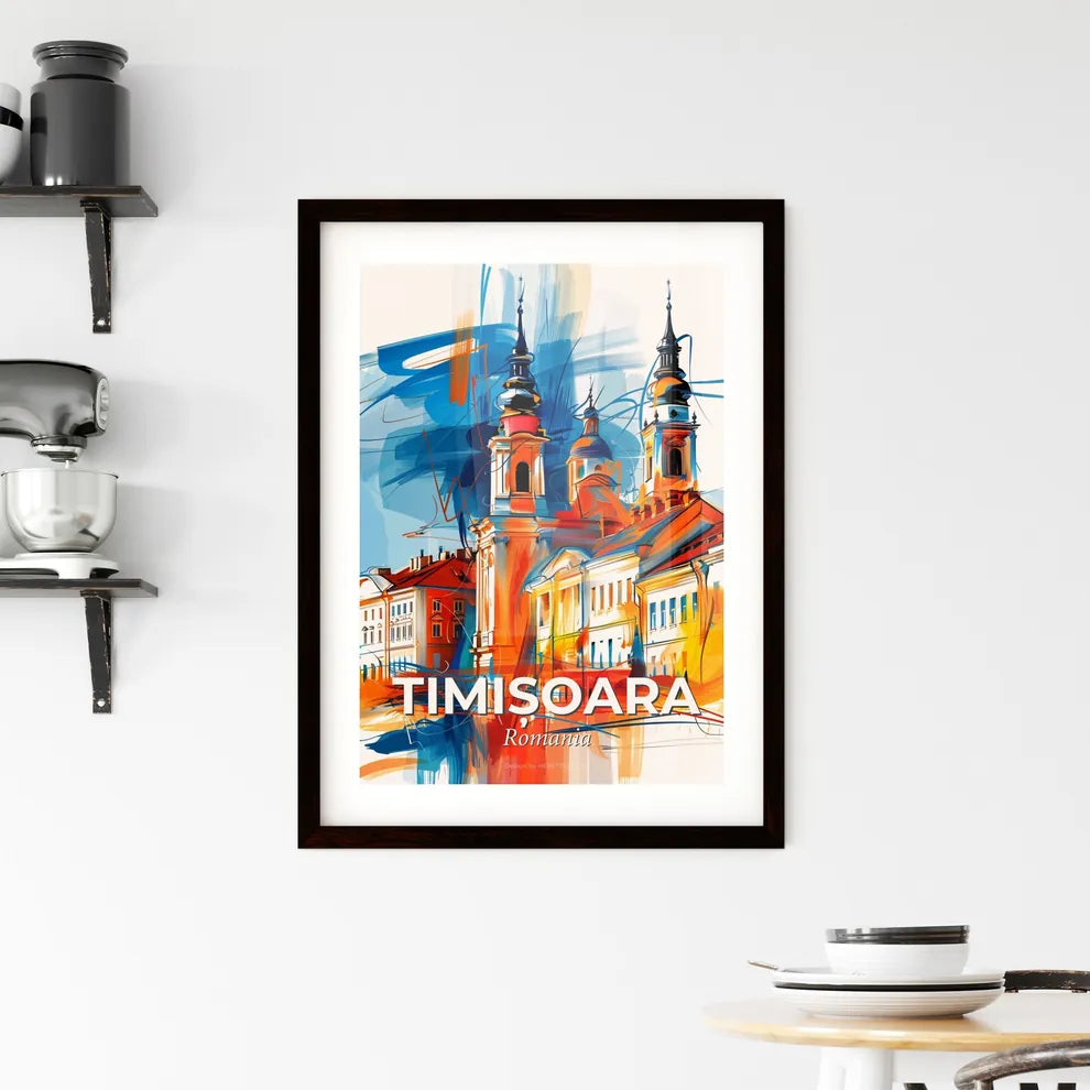 Vibrant Timișoara, Romania Framed Print
