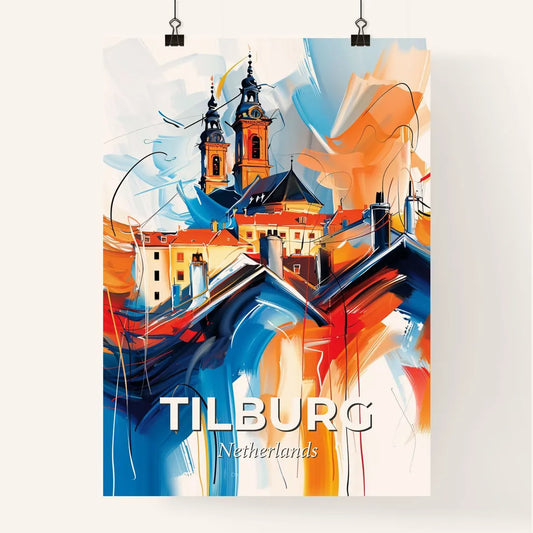 Vibrant Tilburg, Netherlands Poster