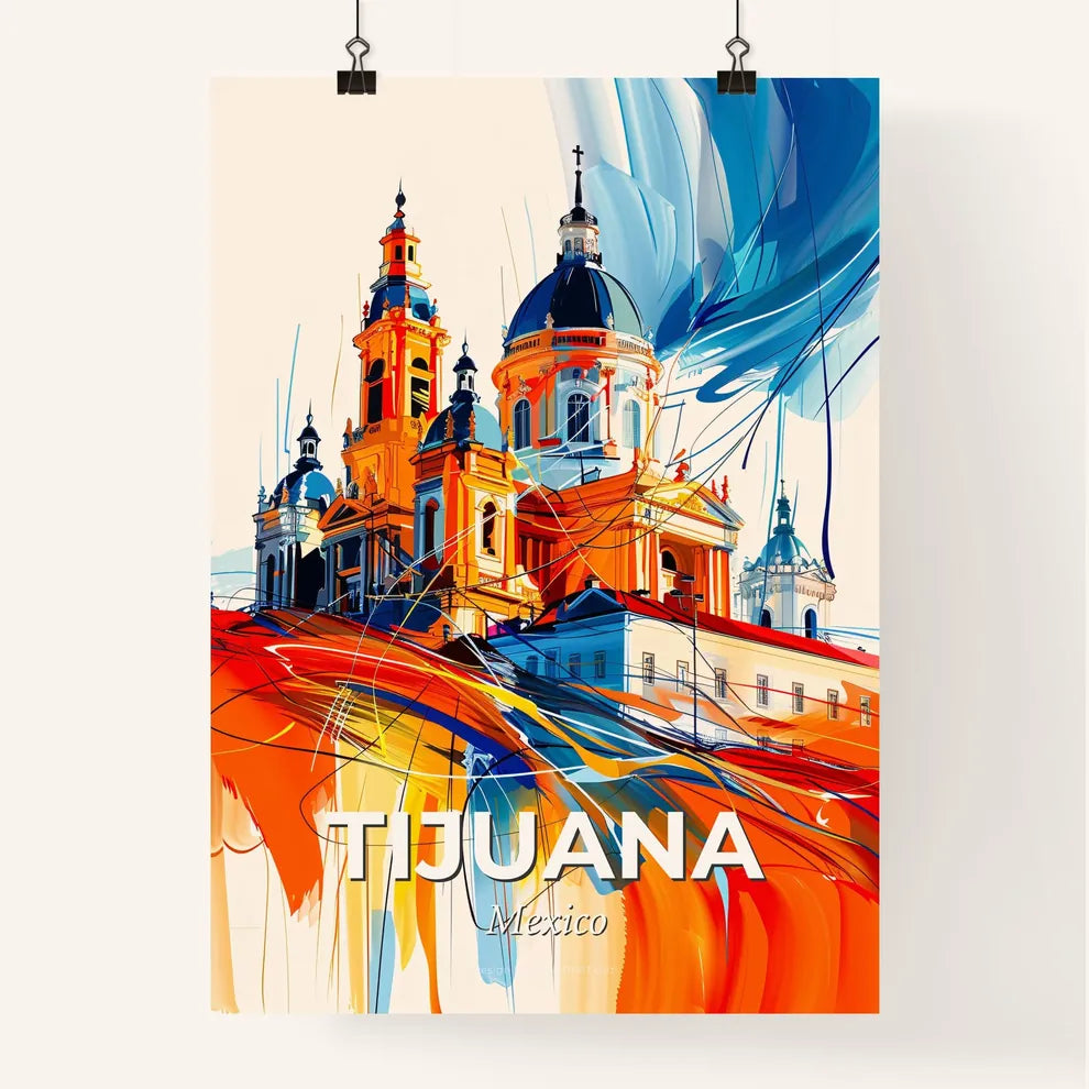 Vibrant Tijuana, Mexico Poster