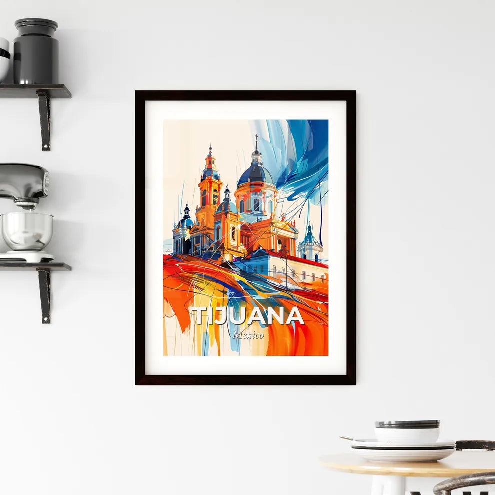Vibrant Tijuana, Mexico Framed Print