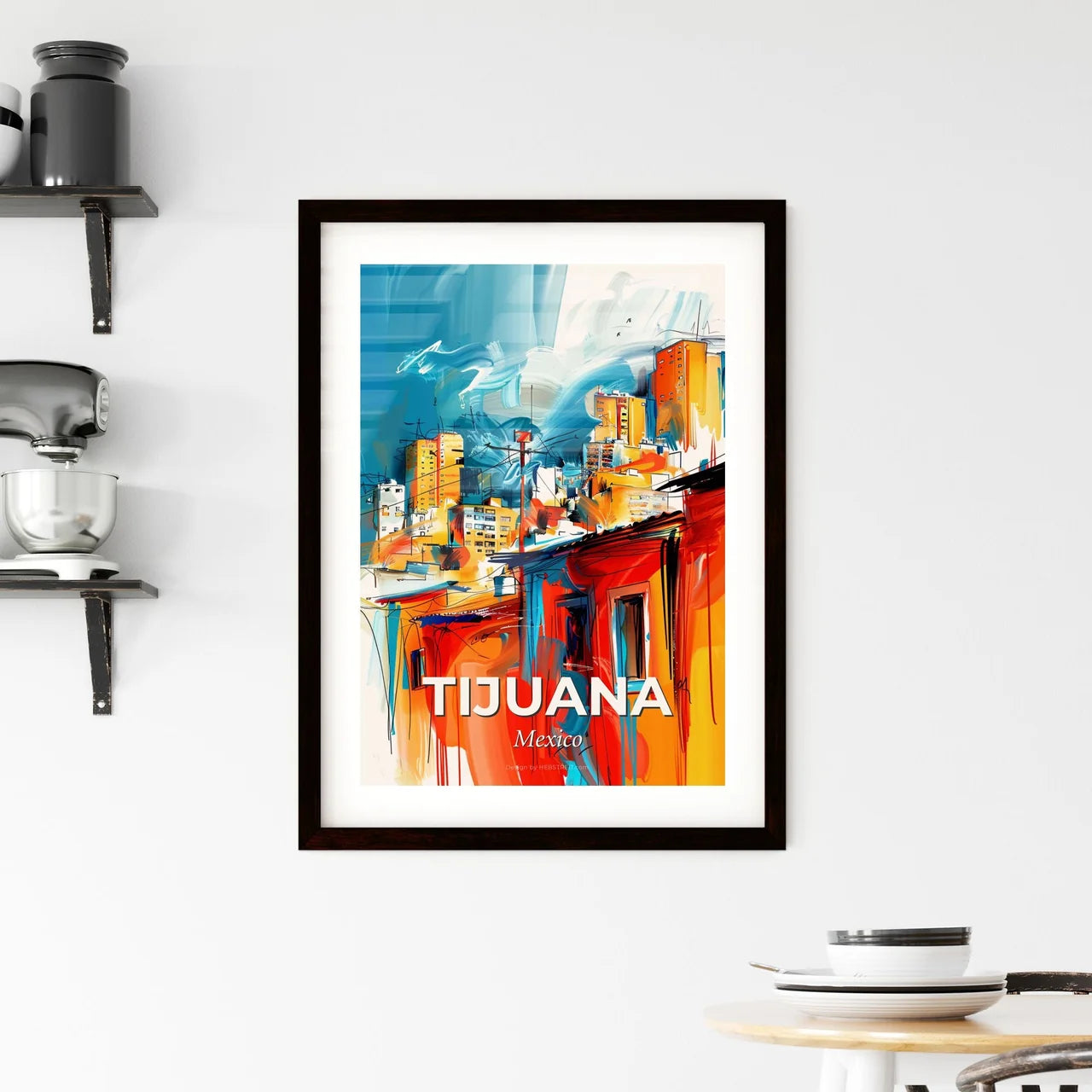 Vibrant Tijuana, Mexico Framed Print