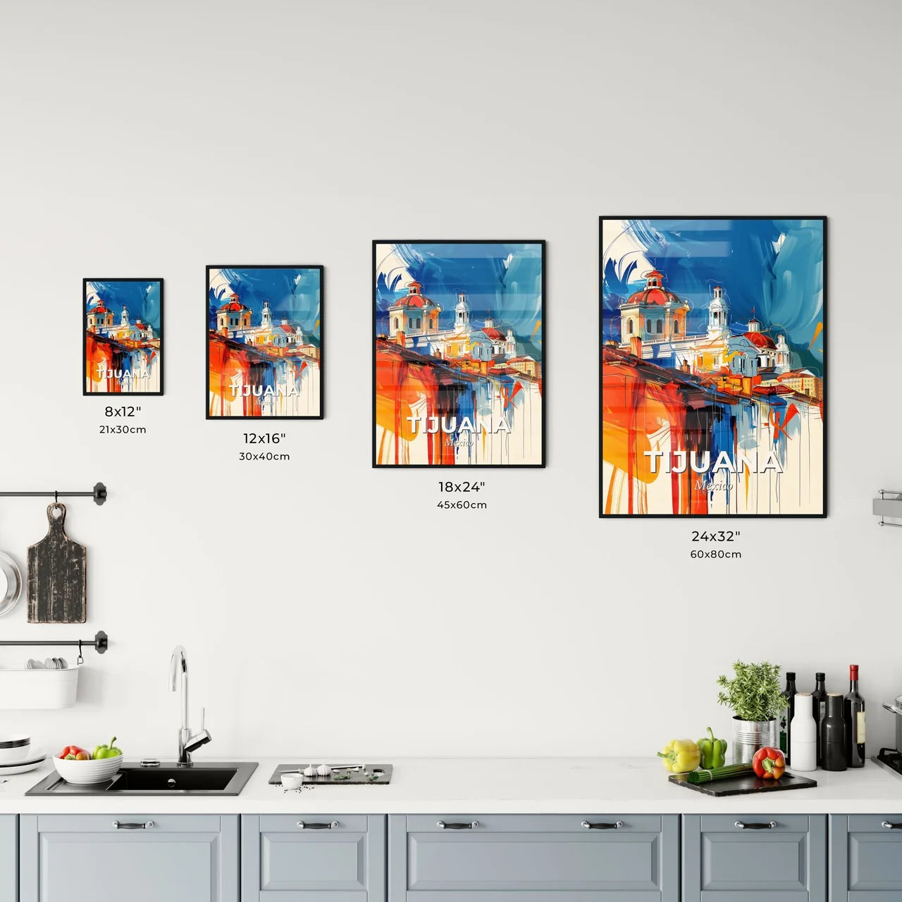 Vibrant Tijuana, Mexico Kitchen Art