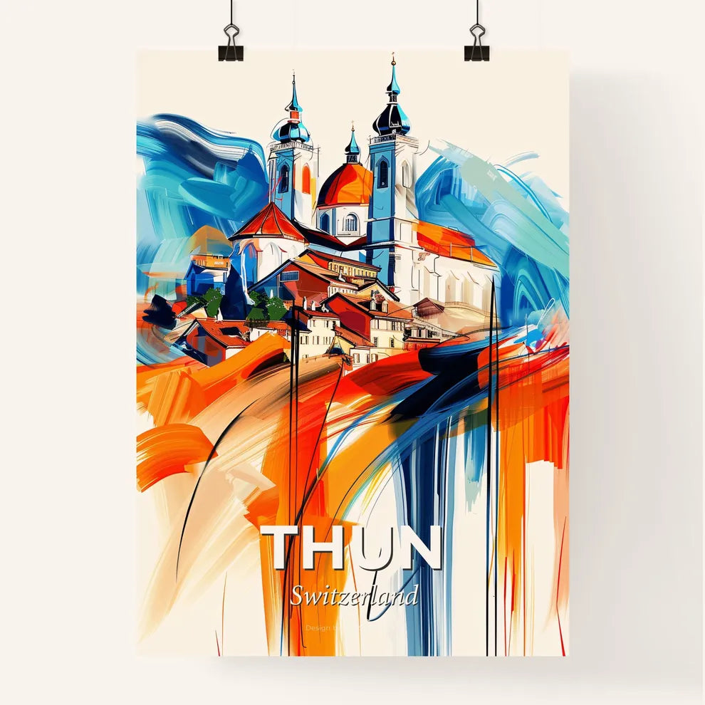 Vibrant Thun, Switzerland Poster