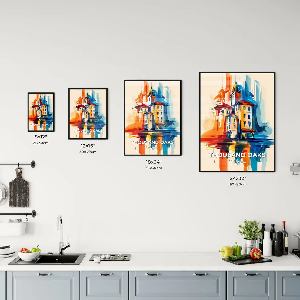Vibrant Thousand Oaks, California Kitchen Art