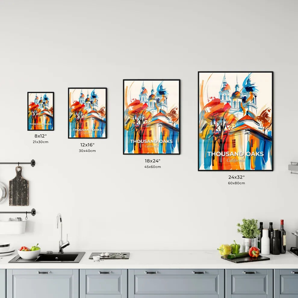 Vibrant Thousand Oaks, California Kitchen Art