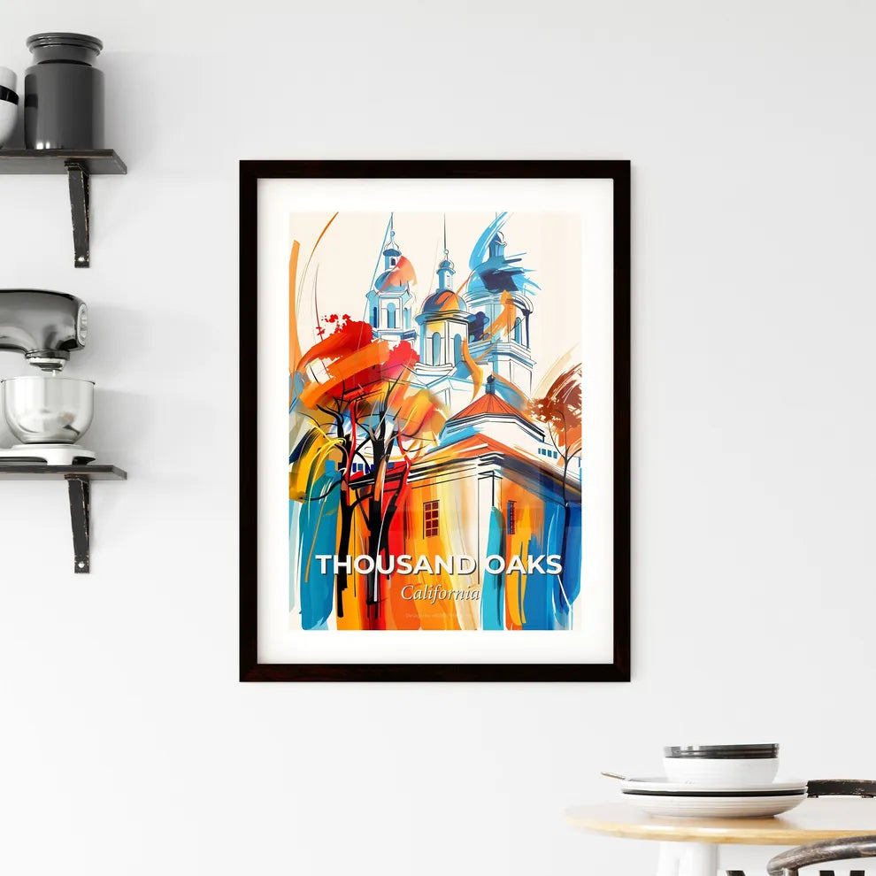 Vibrant Thousand Oaks, California Framed Print