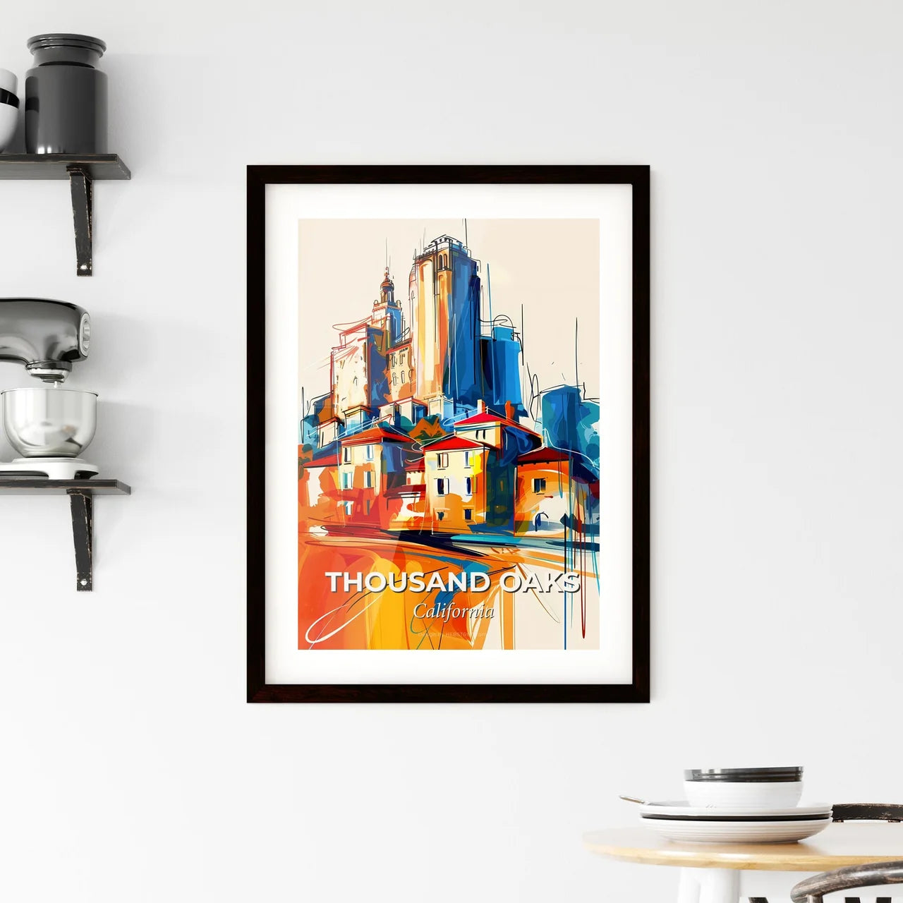 Vibrant Thousand Oaks, California Framed Print