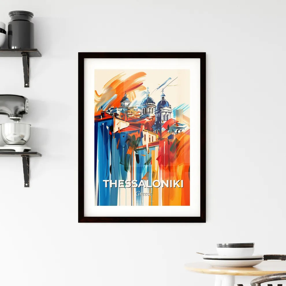 Vibrant  Thessaloniki, Greece Framed Print