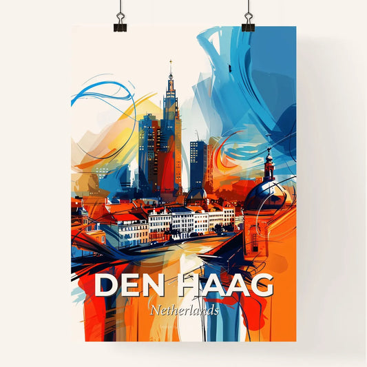 Vibrant Den Haag, Netherlands Poster