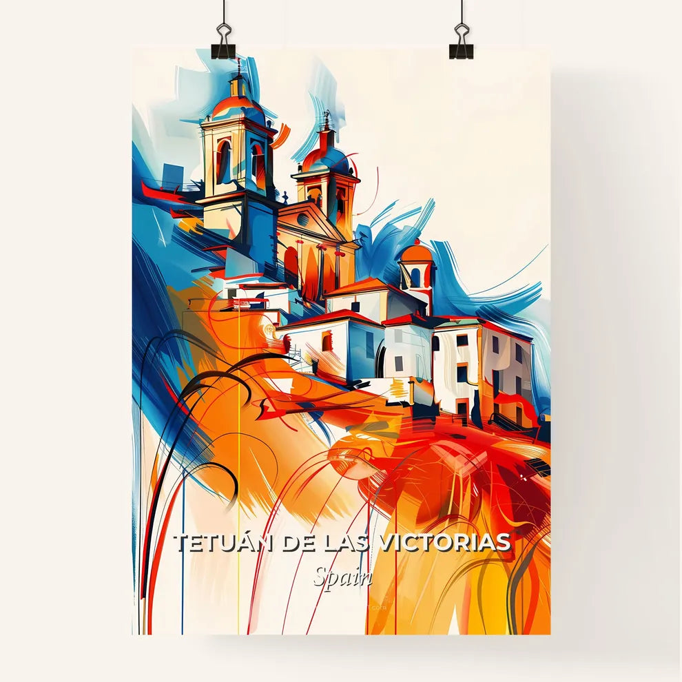 Vibrant Tetuán De Las Victorias, Spain Poster