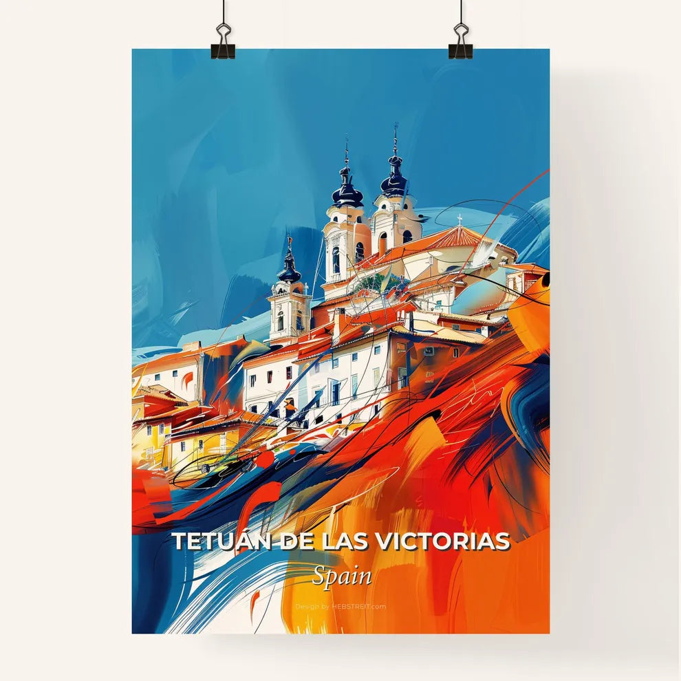Vibrant Tetuán De Las Victorias, Spain Poster