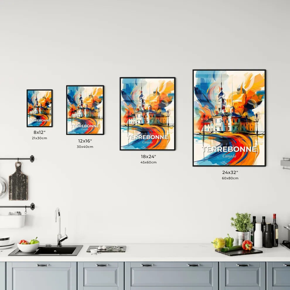 Vibrant Terrebonne, Canada Kitchen Art