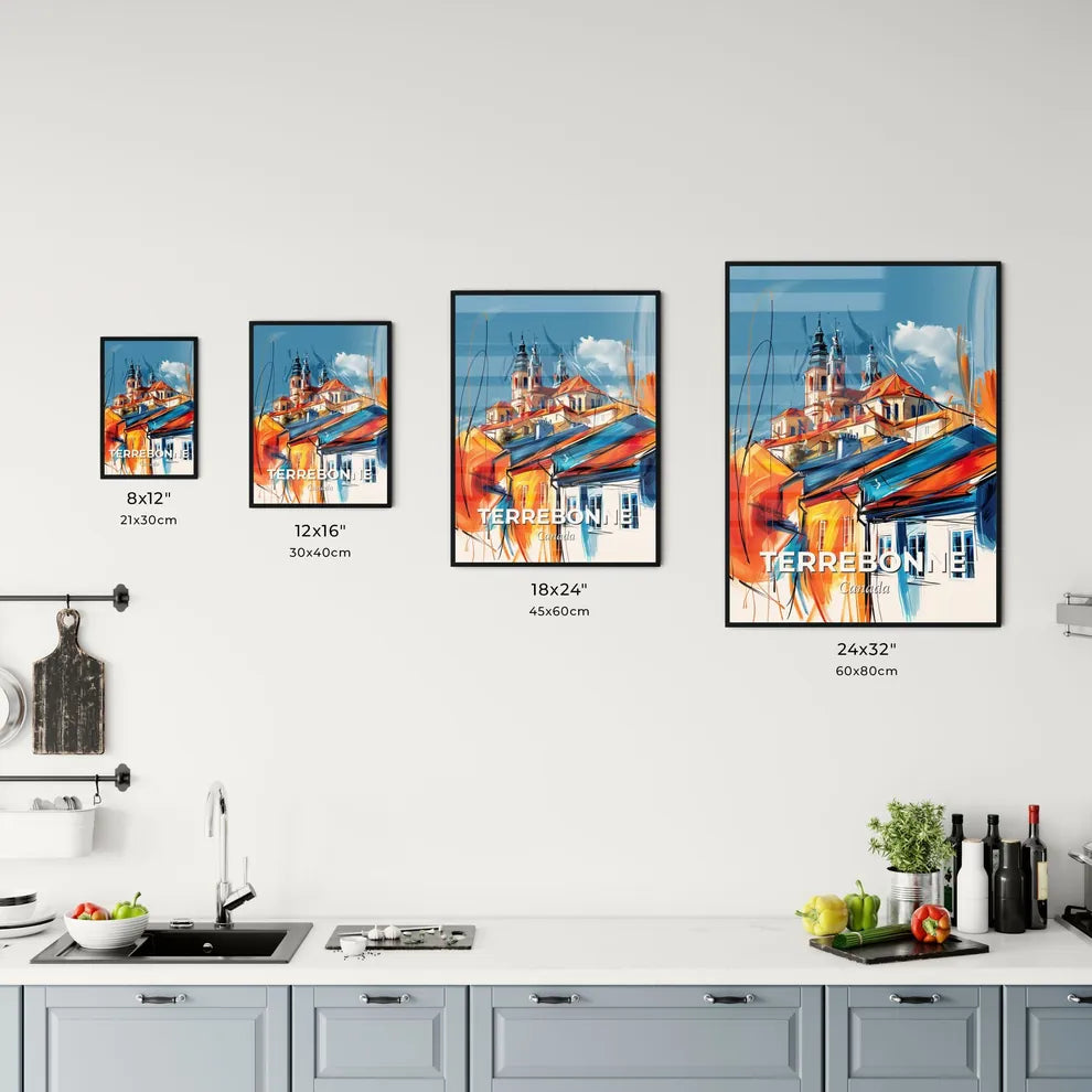 Vibrant Terrebonne, Canada Kitchen Art
