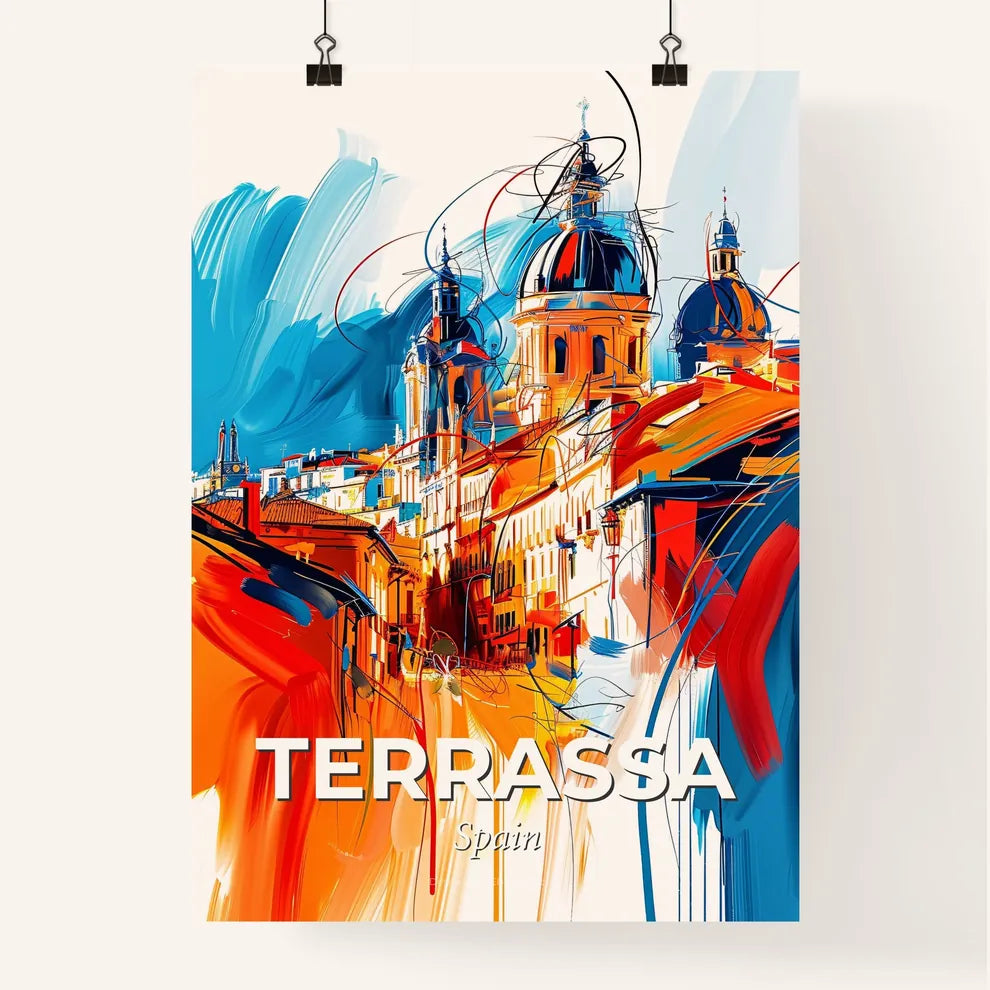Vibrant Terrassa, Spain Poster