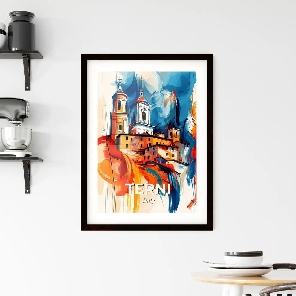 Vibrant Terni, Italy Framed Print