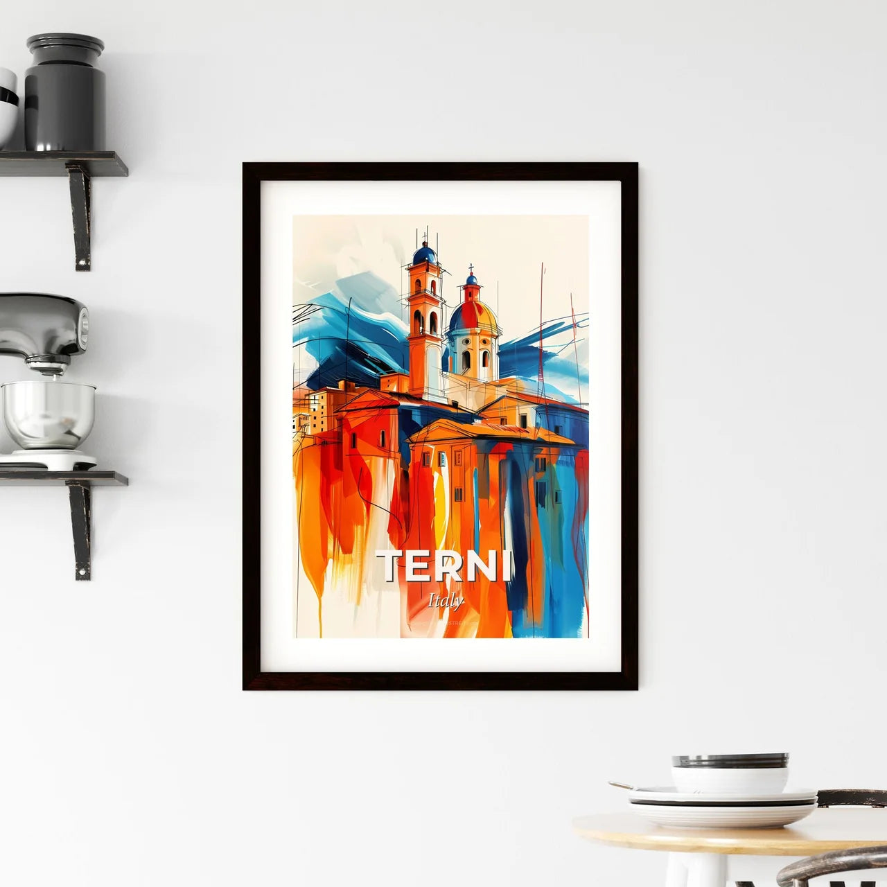 Vibrant Terni, Italy Framed Print